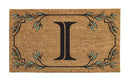 Monogram Coir Mat, Letter  "I"