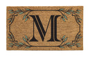 Monogram Coir Mat, Letter  "M"
