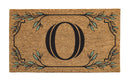 Monogram Coir Mat, Letter  "O"