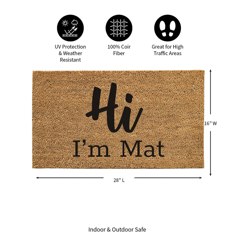 Hi I'm Mat Coir Mat