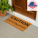 Caution I just wet my plants Coir Mat