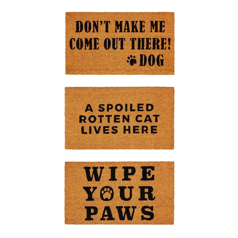 Pet Sentiment Coir Mat