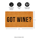 Got Wine? Coir Mat