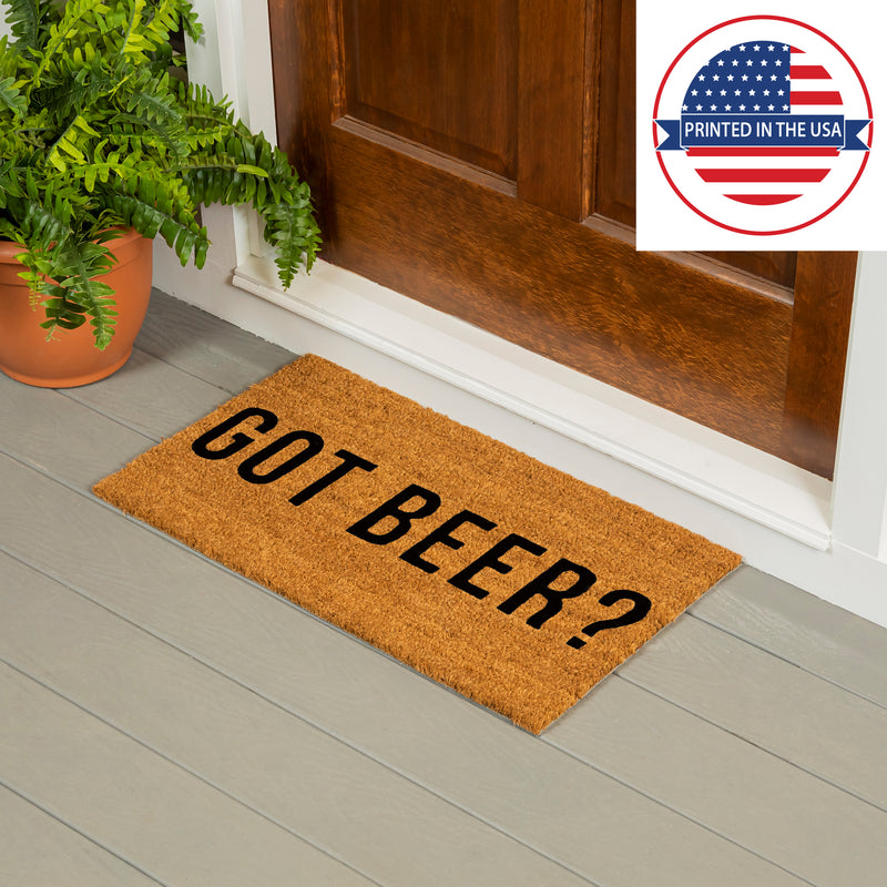 Got Beer? Coir Mat