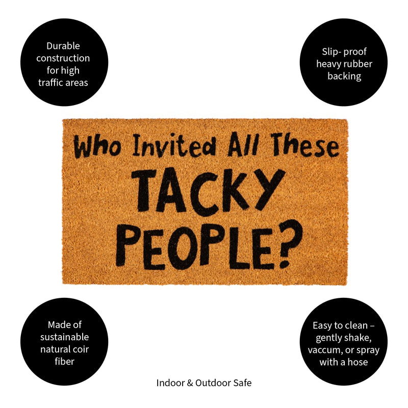 Tacky People Coir Mat