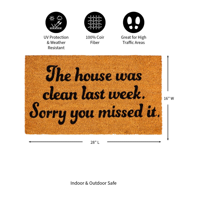 The house was clean Coir Mat