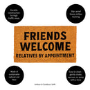 Friends Welcome Coir Mat