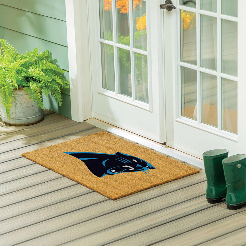 Carolina Panthers Large Full Color Coir Mat, 36"x24"