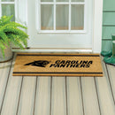 Carolina Panthers Large One Color Coir Mat, 36"x24"