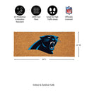 Carolina Panthers Extra Large Full Color Coir Mat, 60"x24"