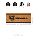Chicago Bears Extra Large One Color Coir Mat, 60"x24"