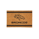 Denver Broncos Large One Color Coir Mat, 36"x24"