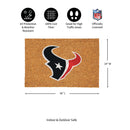 Houston Texans Large Full Color Coir Mat, 36"x24"