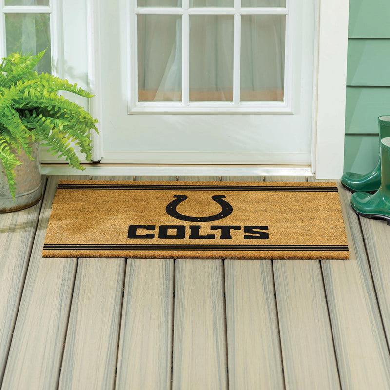 Indianapolis Colts Large One Color Coir Mat, 36"x24"