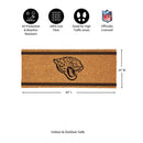 Jacksonville Jaguars Extra Large One Color Coir Mat, 60"x24"