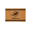 Miami Dolphins Large One Color Coir Mat, 36"x24"