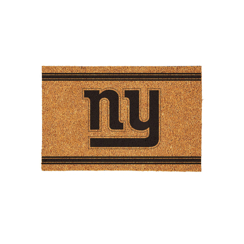 New York Giants Large One Color Coir Mat, 36"x24"