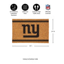 New York Giants Large One Color Coir Mat, 36"x24"