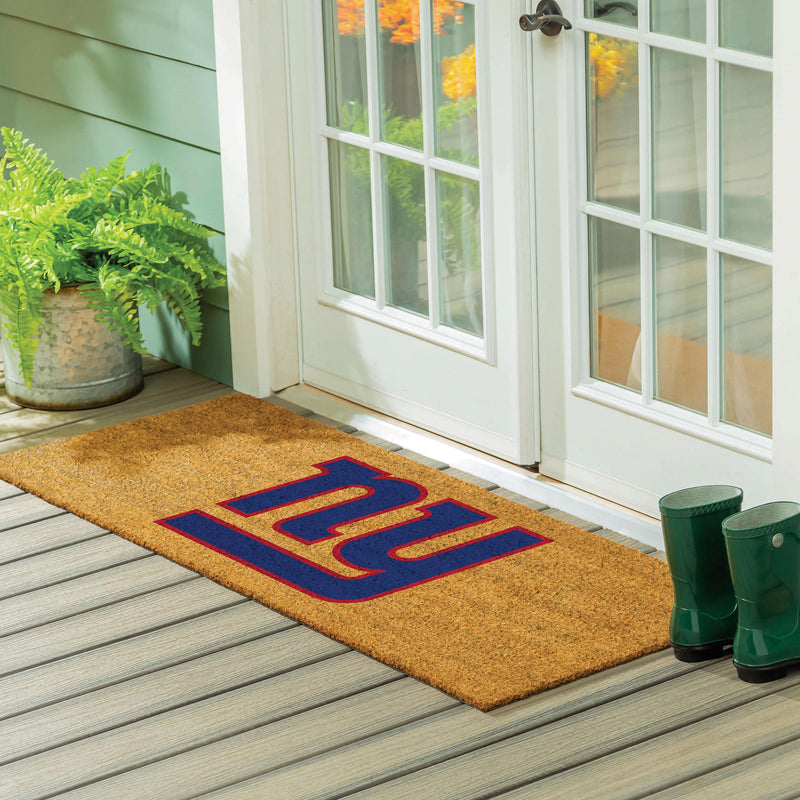 New York Giants Extra Large Full Color Coir Mat, 60"x24"