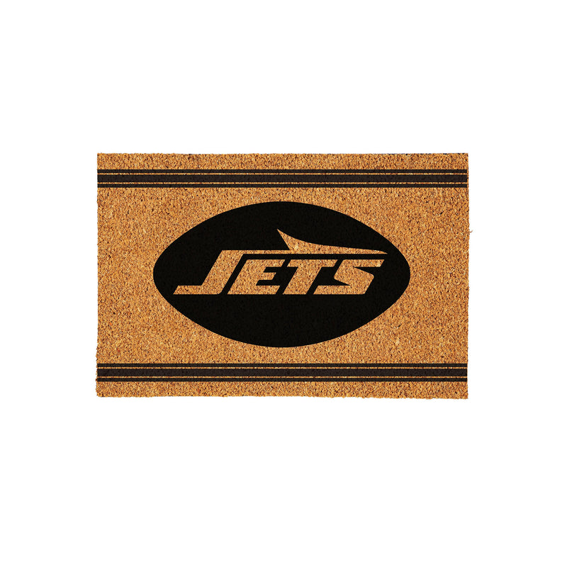 New York Jets Large One Color Coir Mat, 36"x24"