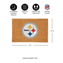 Pittsburgh Steelers Large Full Color Coir Mat, 36"x24"