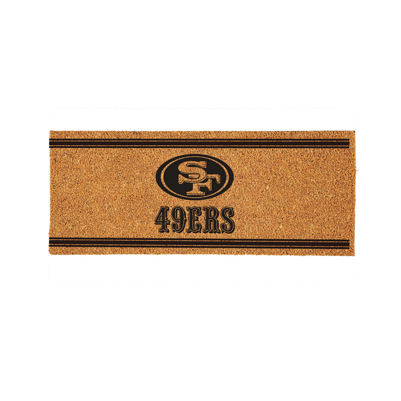 San Francisco 49ers Extra Large One Color Coir Mat, 60"x24"