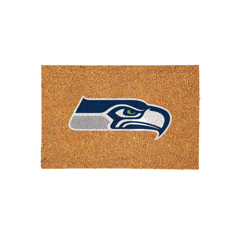 Seattle Seahawks Large Full Color Coir Mat, 36"x24"