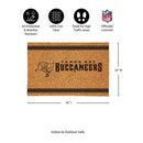 Tampa Bay Buccaneers Large One Color Coir Mat, 36"x24"