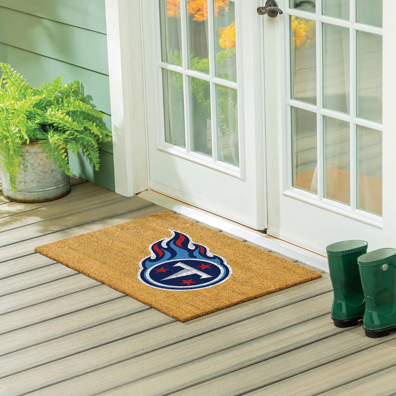 Tennessee Titans Large Full Color Coir Mat, 36"x24"