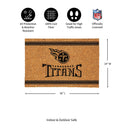 Tennessee Titans Large One Color Coir Mat, 36"x24"