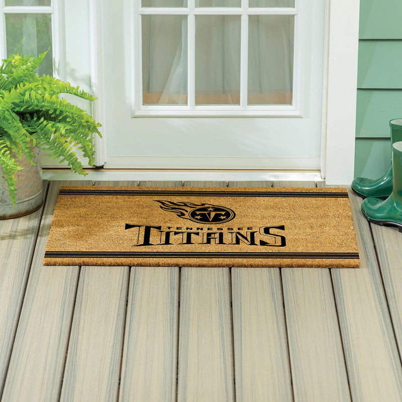 Tennessee Titans Large One Color Coir Mat, 36"x24"