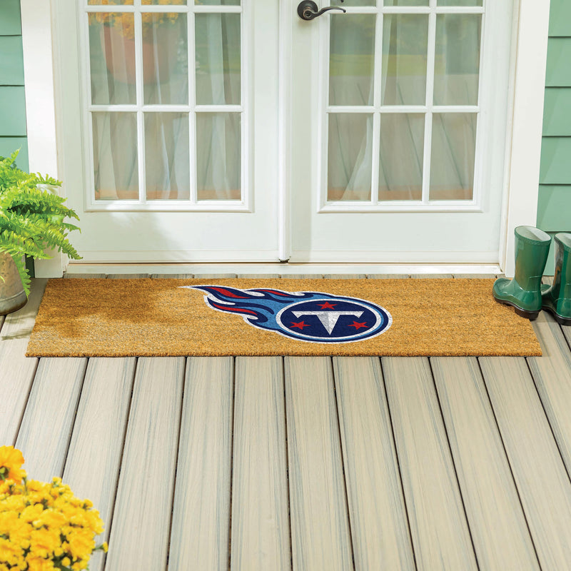 Tennessee Titans Extra Large Full Color Coir Mat, 60"x24"