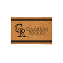 Colorado Rockies Large One Color Coir Mat, 36"x24"