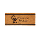 Colorado Rockies Extra Large One Color Coir Mat, 60"x24"