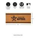 Houston Astros Extra Large One Color Coir Mat, 60"x24"
