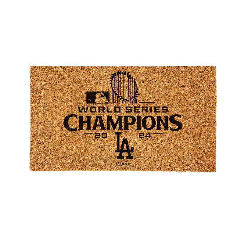 Los Angeles Dodgers Coir Mat 1C, World Series Champions 2024