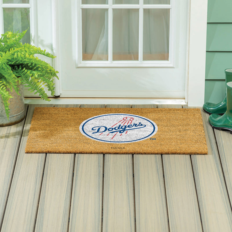 Los Angeles Dodgers Large Full Color Coir Mat, 36"x24"