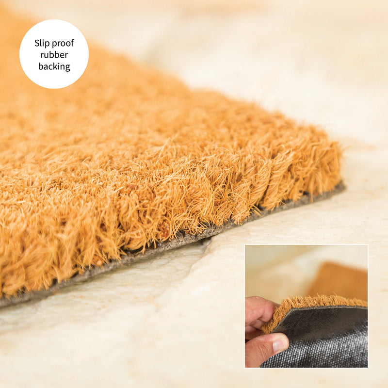 Miami Marlins Large One Color Coir Mat, 36"x24"
