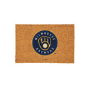 Milwaukee Brewers Large Full Color Coir Mat, 36"x24"