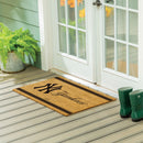 New York Yankees Large One Color Coir Mat, 36"x24"