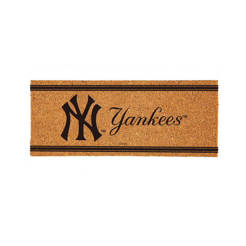 New York Yankees Extra Large One Color Coir Mat, 60"x24"