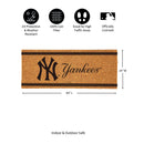New York Yankees Extra Large One Color Coir Mat, 60"x24"