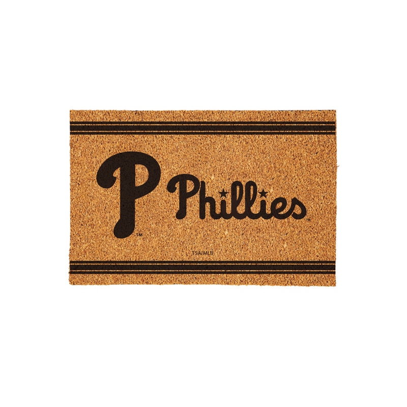 Philadelphia Phillies Large One Color Coir Mat, 36"x24"