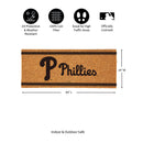Philadelphia Phillies Extra Large One Color Coir Mat, 60"x24"