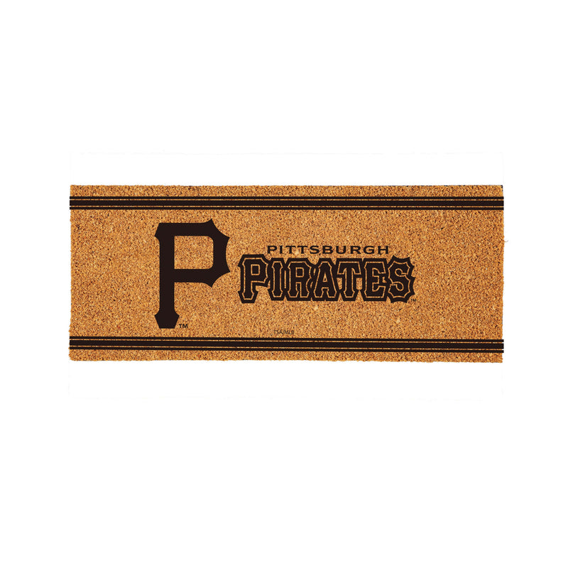 Pittsburgh Pirates Extra Large One Color Coir Mat, 60"x24"