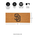 San Diego Padres Extra Large Full Color Coir Mat, 60"x24"