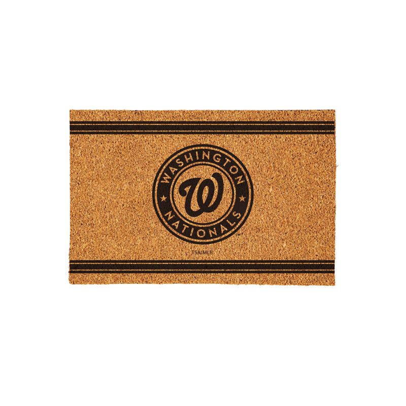 Washington Nationals Large One Color Coir Mat, 36"x24"