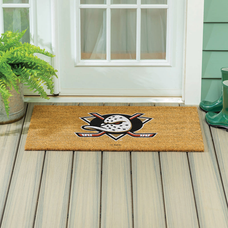 Anaheim Ducks Large Full Color Coir Mat, 36"x24"