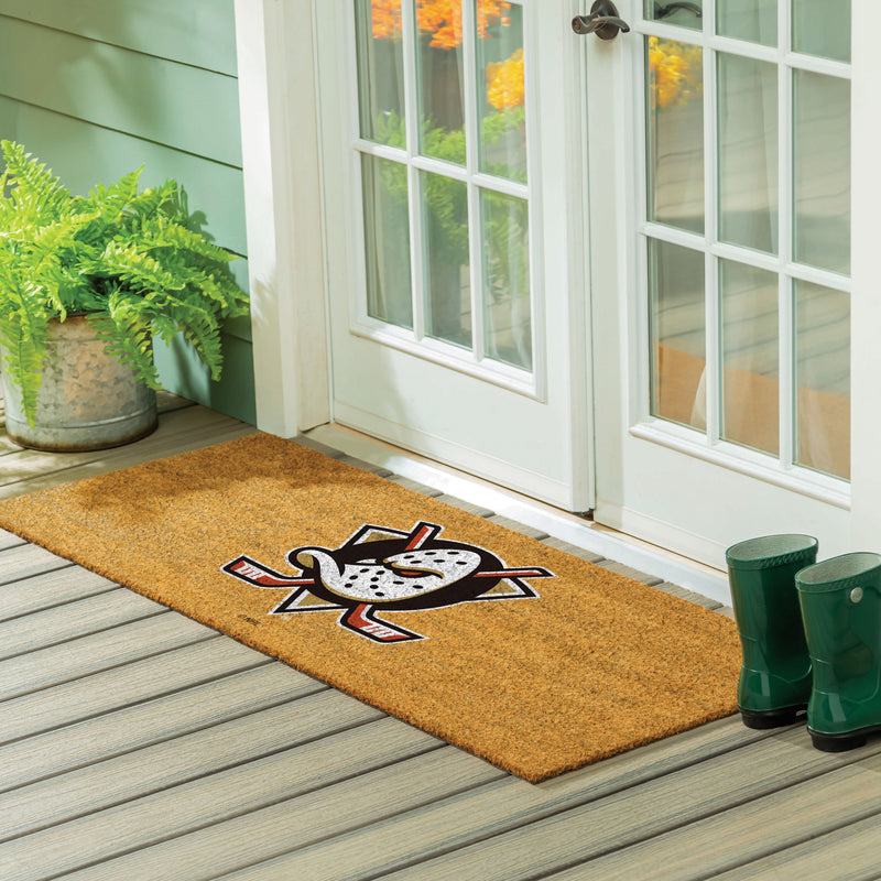 Anaheim Ducks Extra Large Full Color Coir Mat, 60"x24"