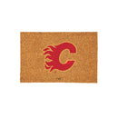 Calgary Flames Large Full Color Coir Mat, 36"x24"